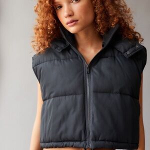 Urban Outfitters Cropped Puffer Vest